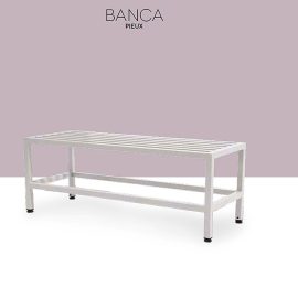 Banca para vestidor metálica