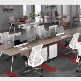 Bench z white chrome