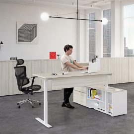 Escritorio con credenza Levante