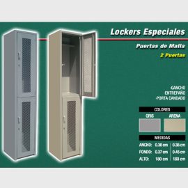Lockers puerta malla