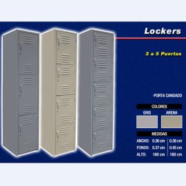 Lockers puerta rejilla