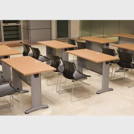 Mesa electrificable aire