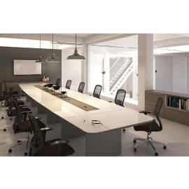 Mesa g12 cristal blanco