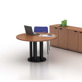 Mesa redonda base tubular