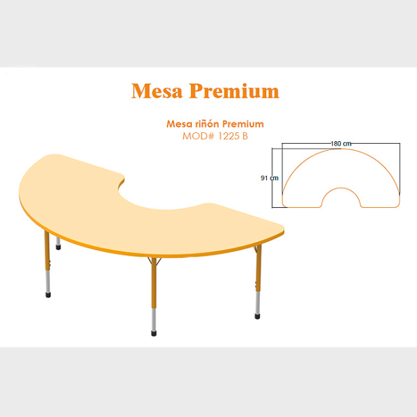 Mesa riñon premium