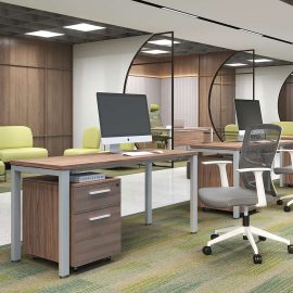 Escritorio con cajones ME Silver