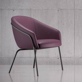 SILLA DE VISITA EDGE 4 PUNTAS