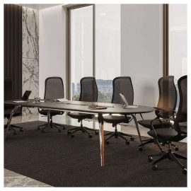 MESA DE JUNTAS OVALADA